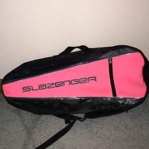 pink tennis bag